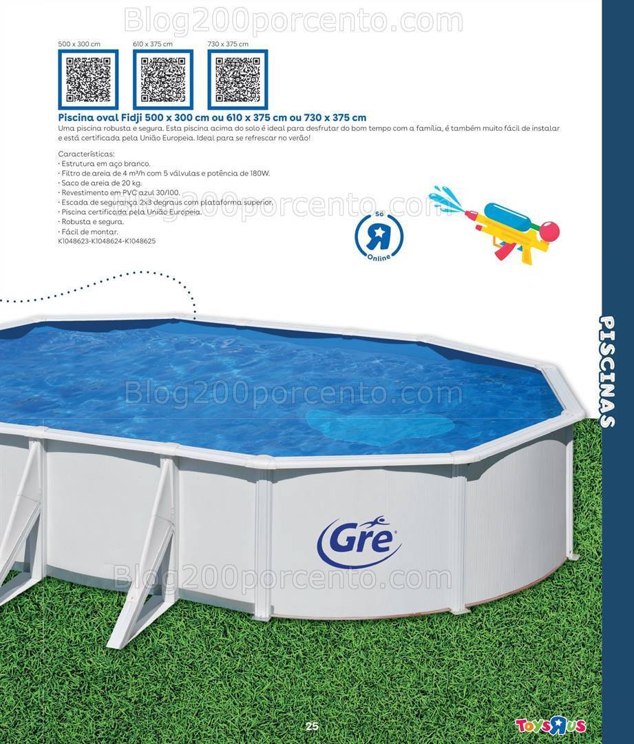 Antevisão Folheto TOYSRUS Guia Piscinas Promoções de 6 maio a 31 julho