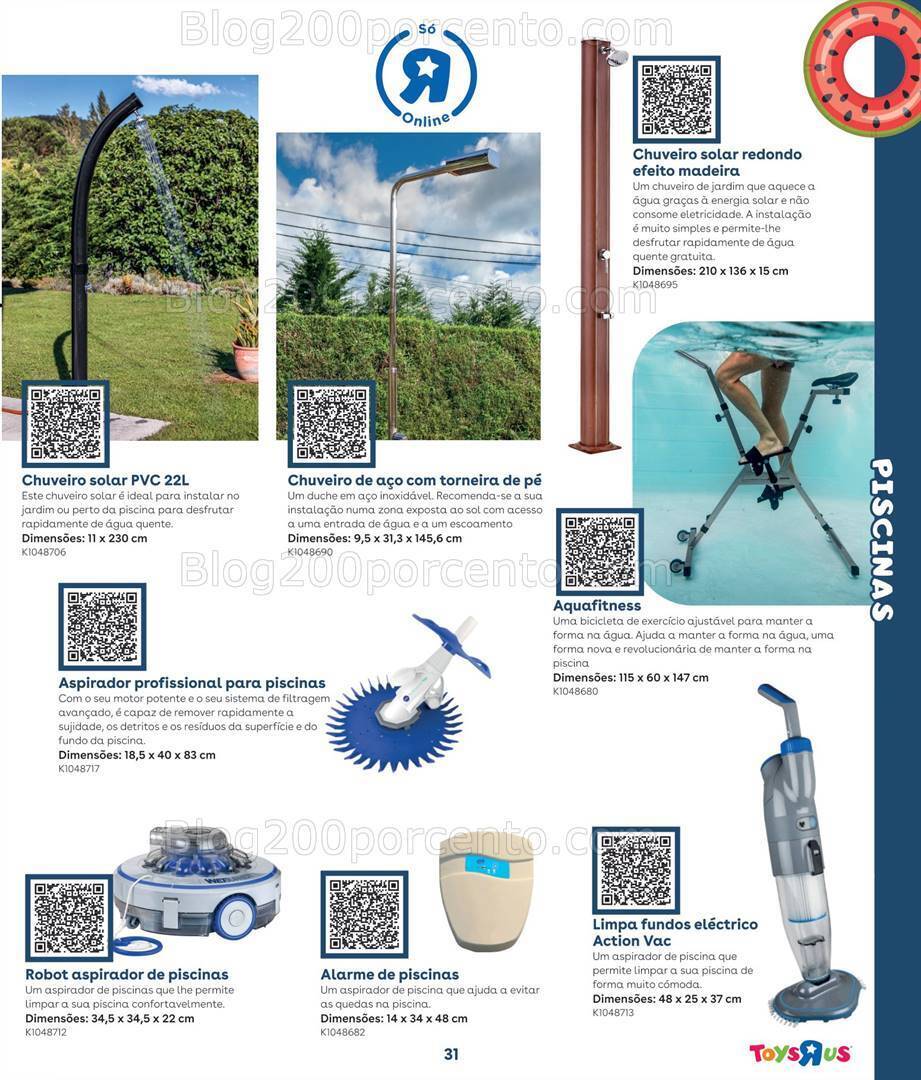 Antevisão Folheto TOYSRUS Guia Piscinas Promoções de 6 maio a 31 julho