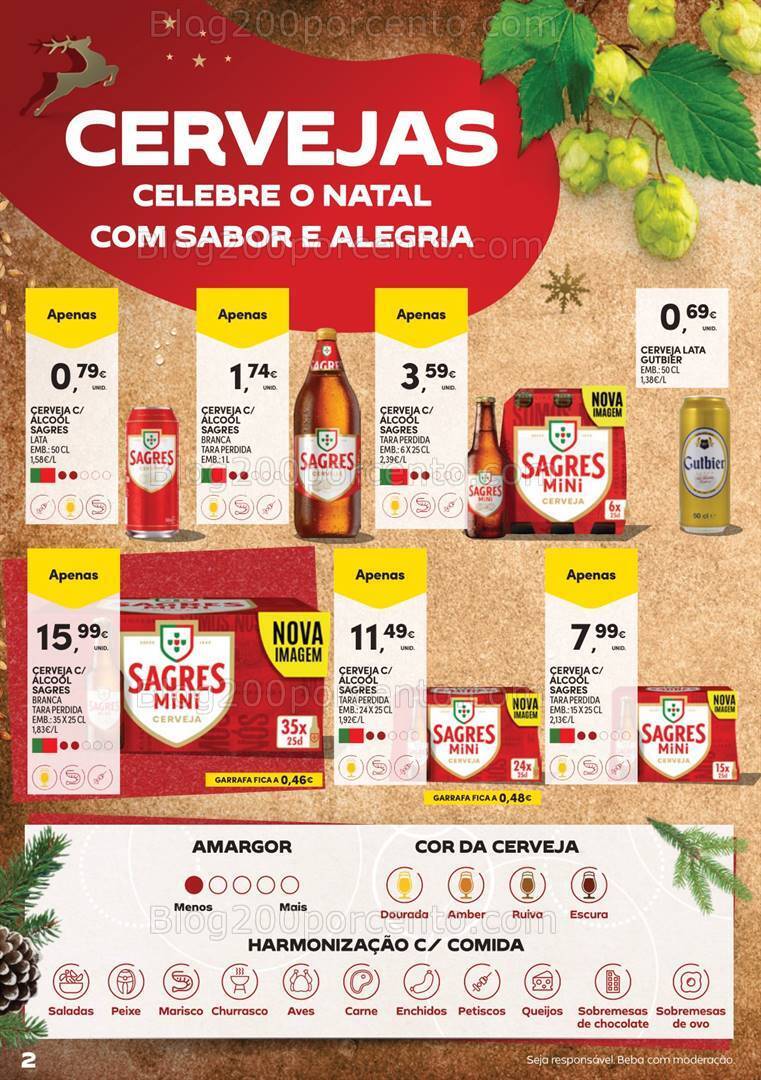 Antevisão Folheto CONTINENTE Guia de Cervejas de 28 novembro a 31 dezembro