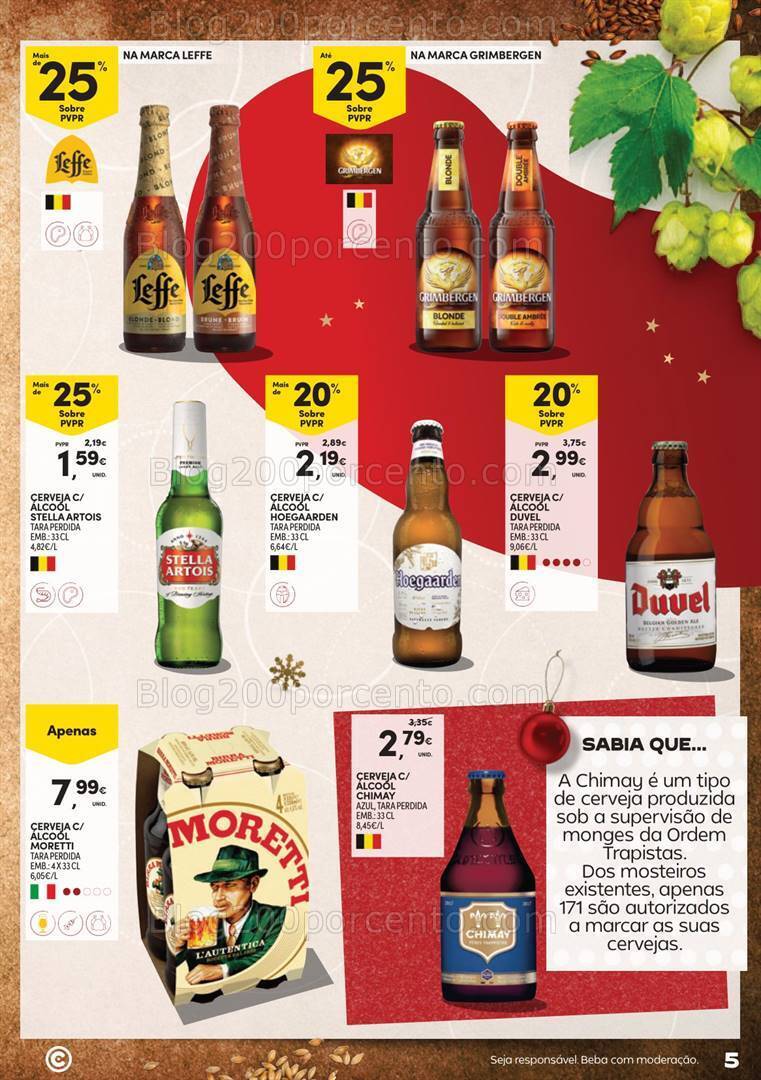 Antevisão Folheto CONTINENTE Guia de Cervejas de 28 novembro a 31 dezembro