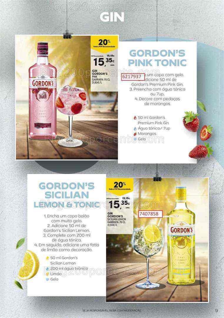 Antevisão Folheto CONTINENTE Cocktails de 18 julho a 13 agosto