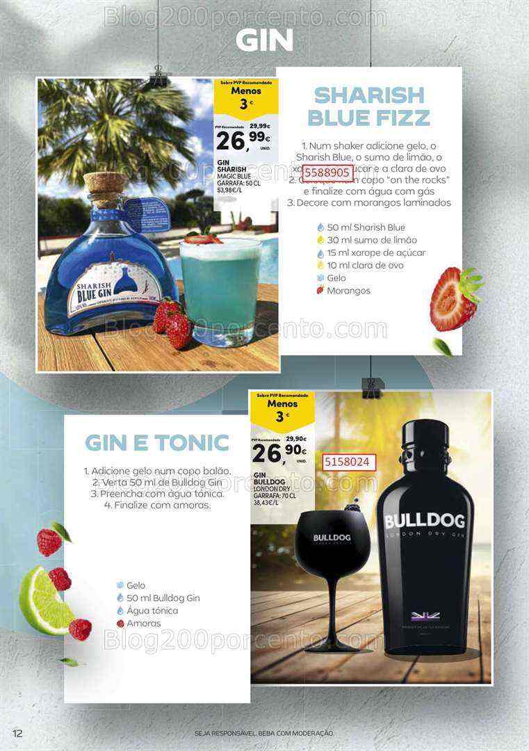 Antevisão Folheto CONTINENTE Cocktails de 18 julho a 13 agosto