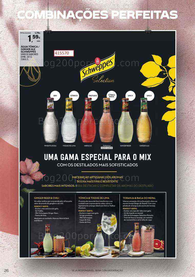 Antevisão Folheto CONTINENTE Cocktails de 18 julho a 13 agosto