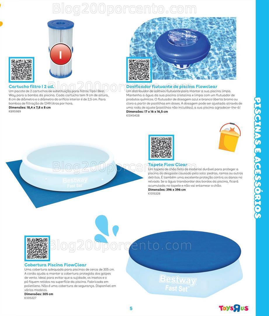 Antevisão Folheto TOYSRUS Guia Piscinas Promoções de 6 maio a 31 julho