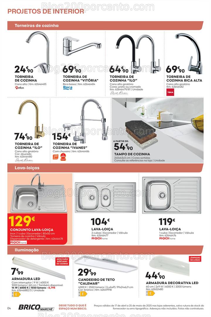 Antevisão Folheto BRICOMARCHÉ Promoções de 17 abril a 25 maio