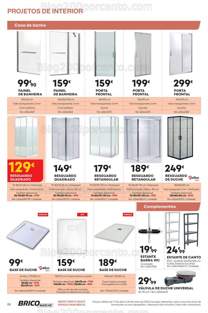 Antevisão Folheto BRICOMARCHÉ Promoções de 17 abril a 25 maio