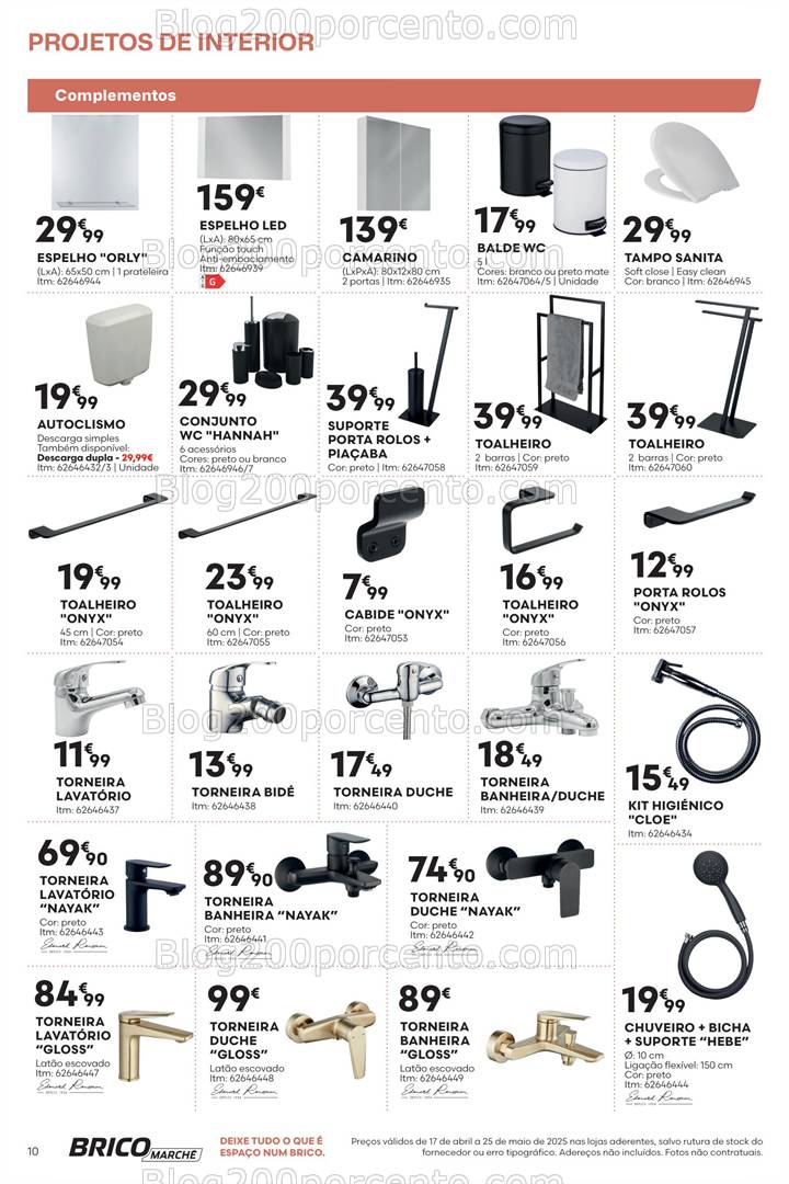 Antevisão Folheto BRICOMARCHÉ Promoções de 17 abril a 25 maio