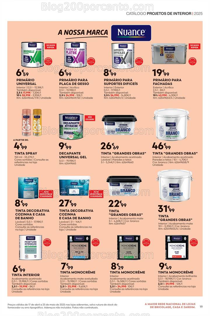 Antevisão Folheto BRICOMARCHÉ Promoções de 17 abril a 25 maio