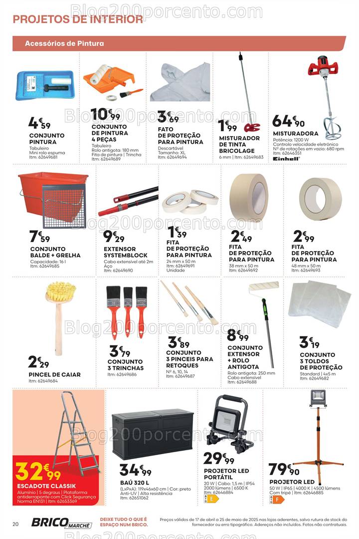 Antevisão Folheto BRICOMARCHÉ Promoções de 17 abril a 25 maio