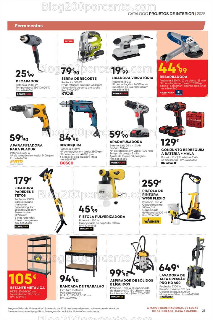 Antevisão Folheto BRICOMARCHÉ Promoções de 17 abril a 25 maio