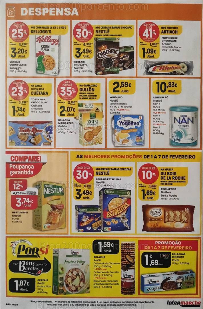 Antevisão Folheto INTERMARCHÉ Promoções de 1 a 7 fevereiro