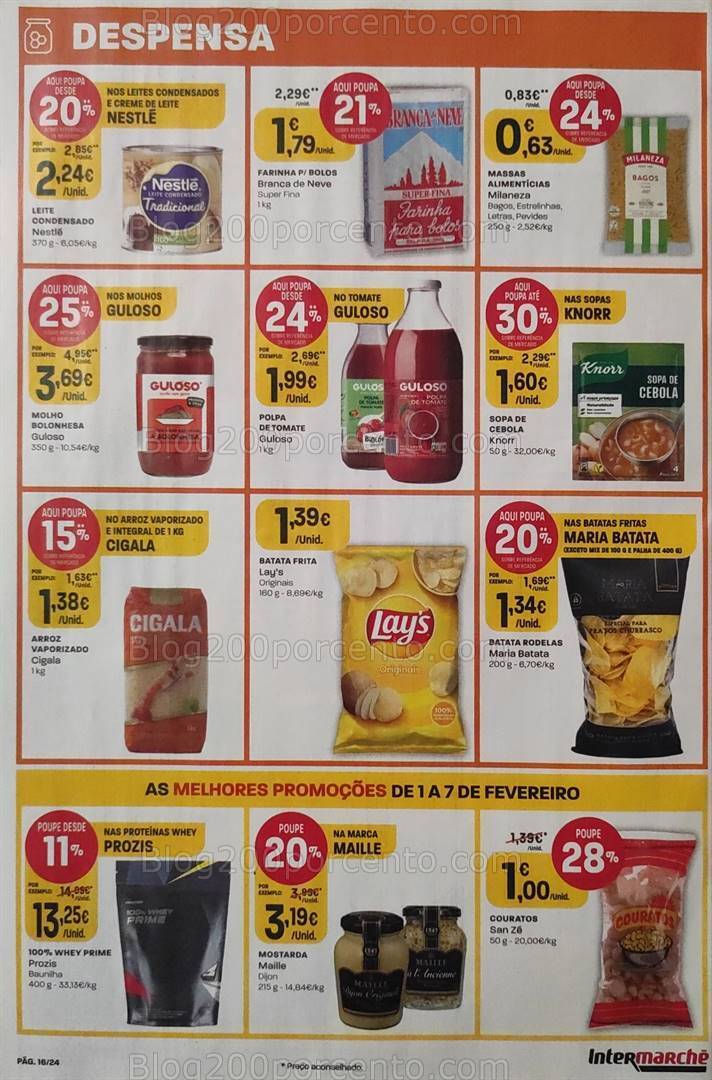 Antevisão Folheto INTERMARCHÉ Promoções de 1 a 7 fevereiro