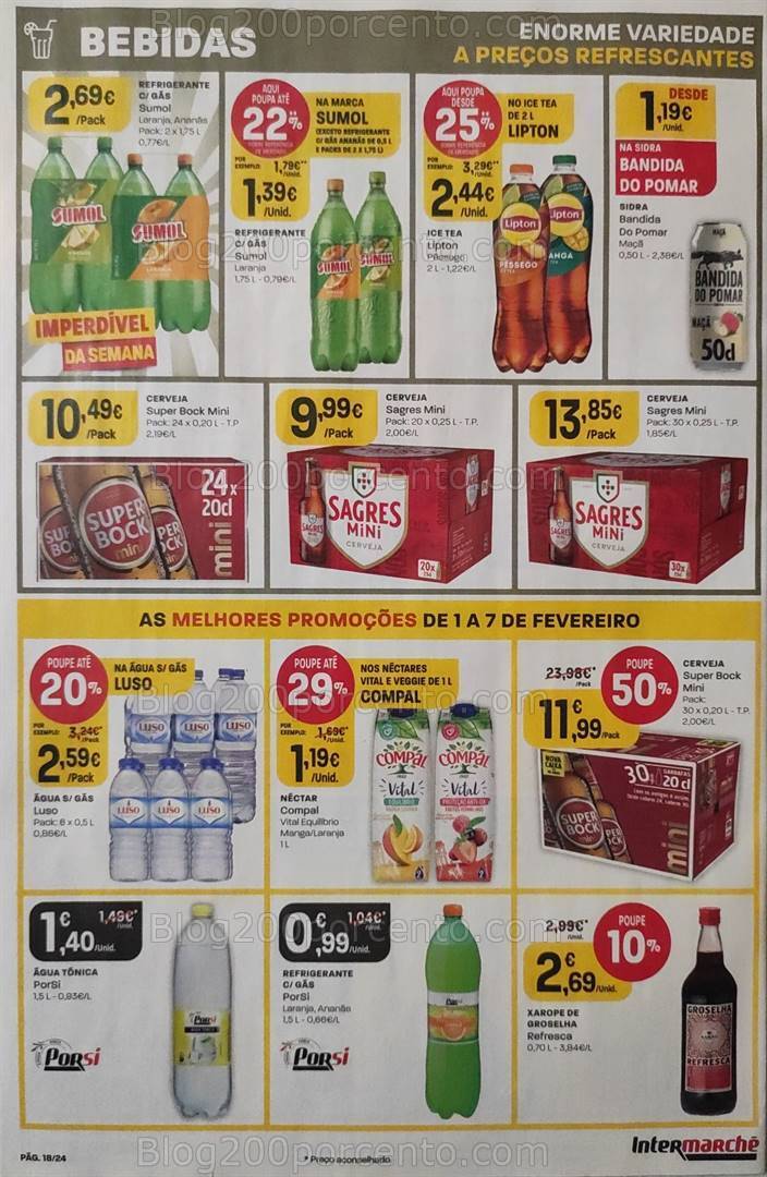 Antevisão Folheto INTERMARCHÉ Promoções de 1 a 7 fevereiro