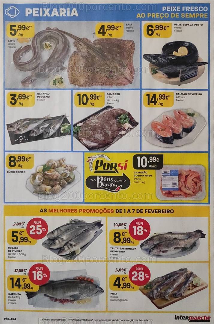 Antevisão Folheto INTERMARCHÉ Promoções de 1 a 7 fevereiro
