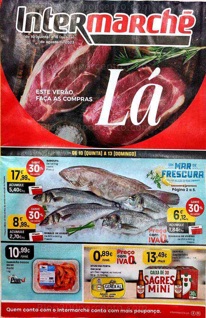 Antevisão Folheto INTERMARCHÉ Promoções de 10 a 16 agosto