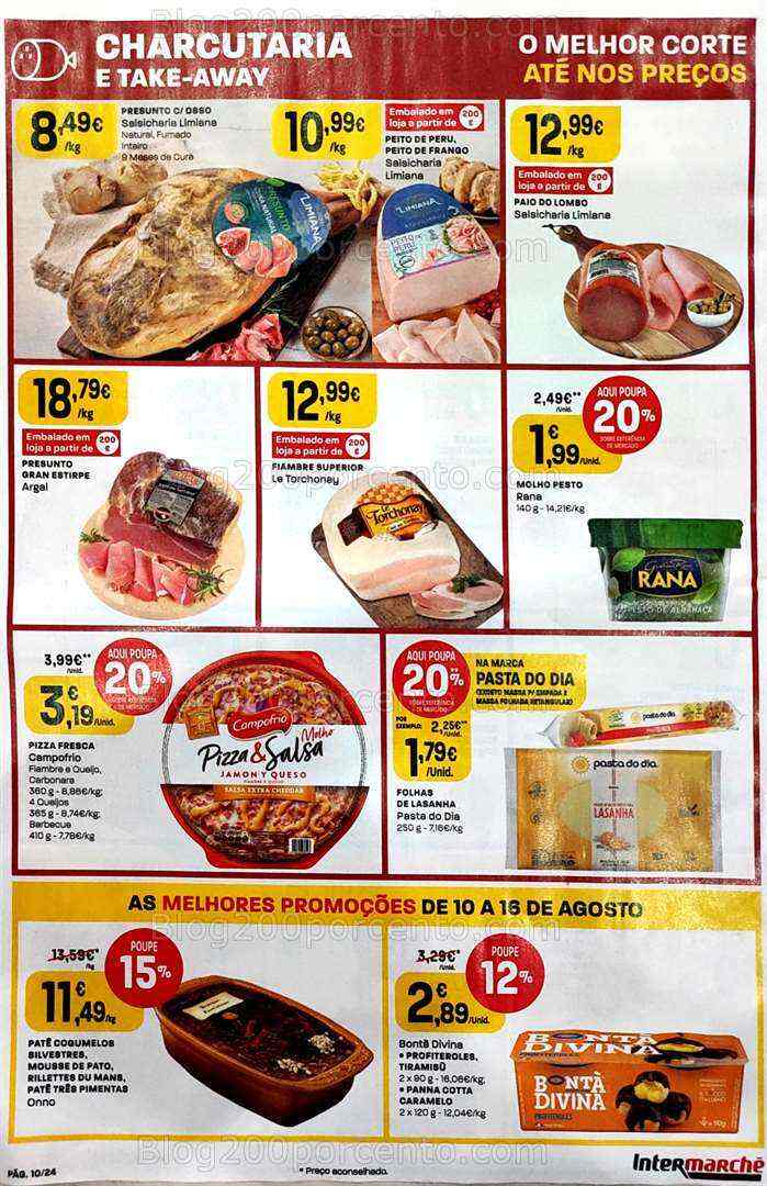 Antevisão Folheto INTERMARCHÉ Promoções de 10 a 16 agosto
