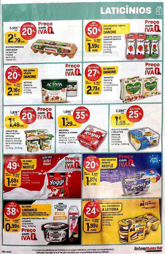 Antevisão Folheto INTERMARCHÉ Promoções de 10 a 16 agosto