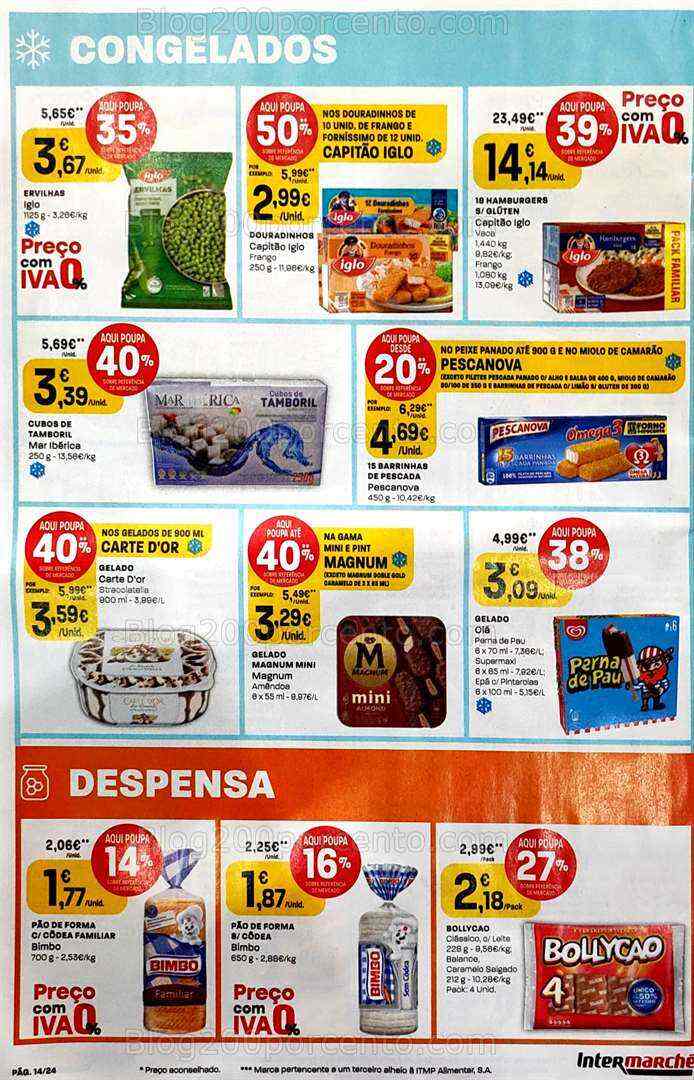 Antevisão Folheto INTERMARCHÉ Promoções de 10 a 16 agosto
