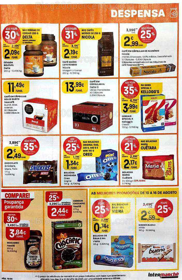 Antevisão Folheto INTERMARCHÉ Promoções de 10 a 16 agosto