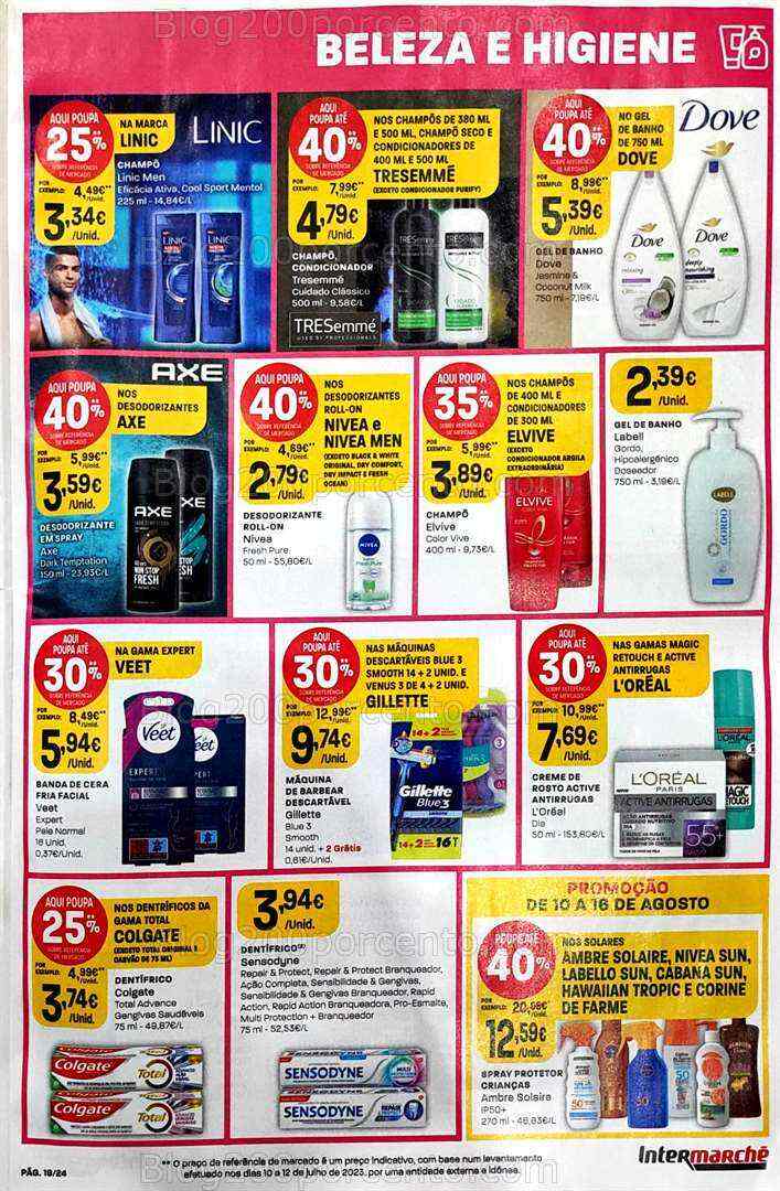 Antevisão Folheto INTERMARCHÉ Promoções de 10 a 16 agosto
