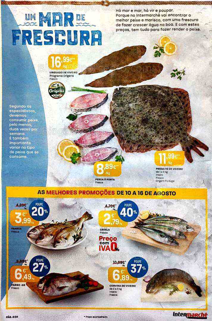 Antevisão Folheto INTERMARCHÉ Promoções de 10 a 16 agosto