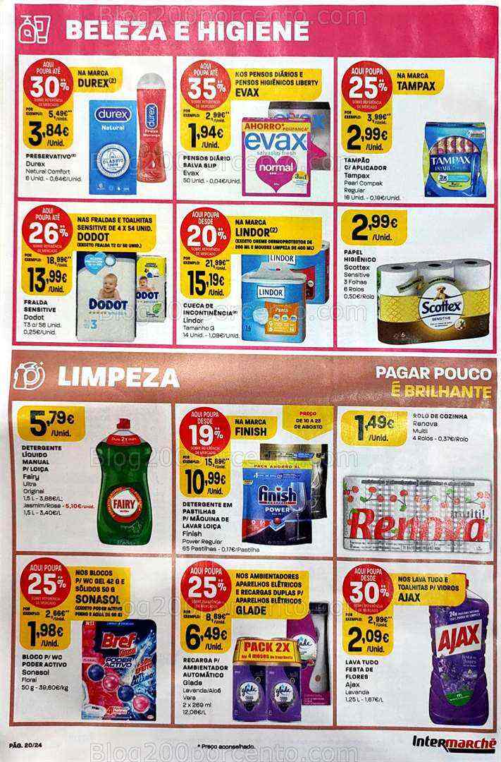 Antevisão Folheto INTERMARCHÉ Promoções de 10 a 16 agosto