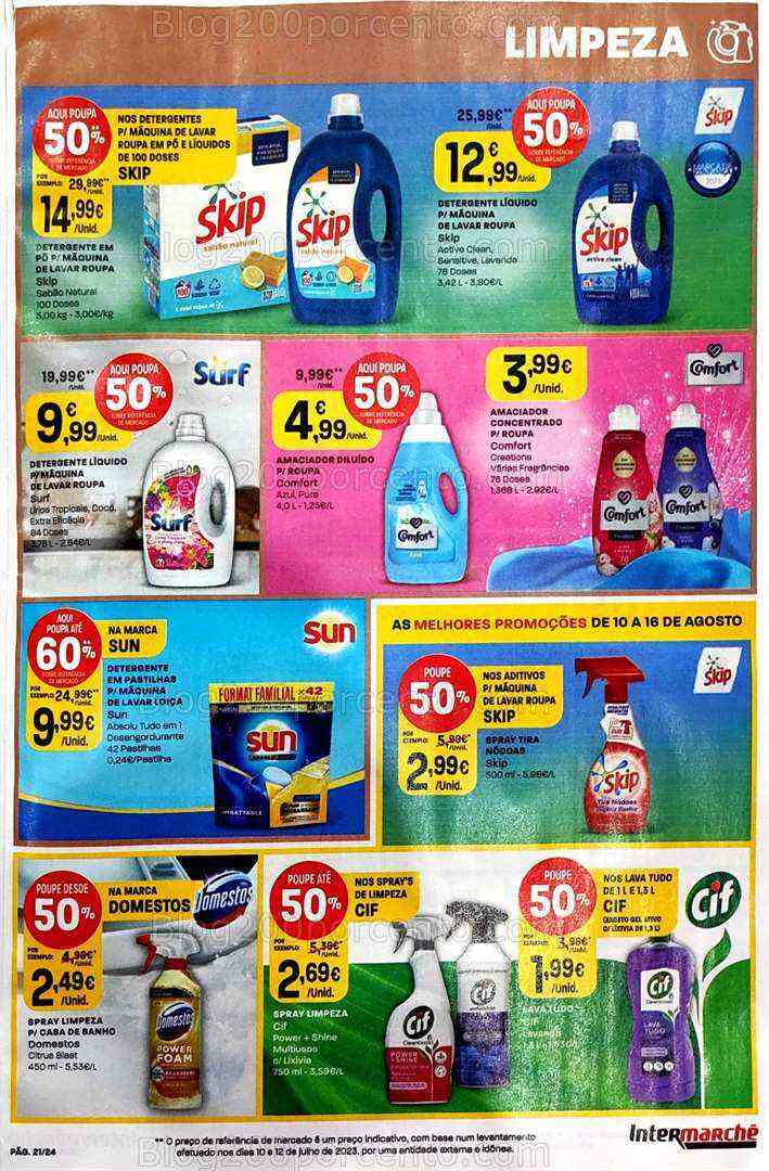 Antevisão Folheto INTERMARCHÉ Promoções de 10 a 16 agosto