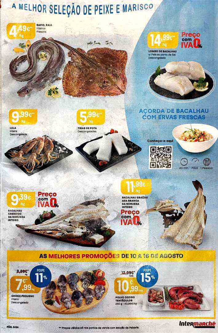 Antevisão Folheto INTERMARCHÉ Promoções de 10 a 16 agosto