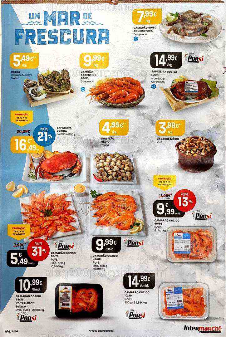 Antevisão Folheto INTERMARCHÉ Promoções de 10 a 16 agosto