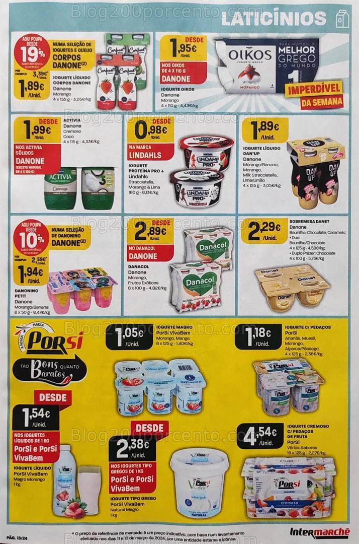 Antevisão Folheto INTERMARCHÉ Promoções de 11 a 17 abril