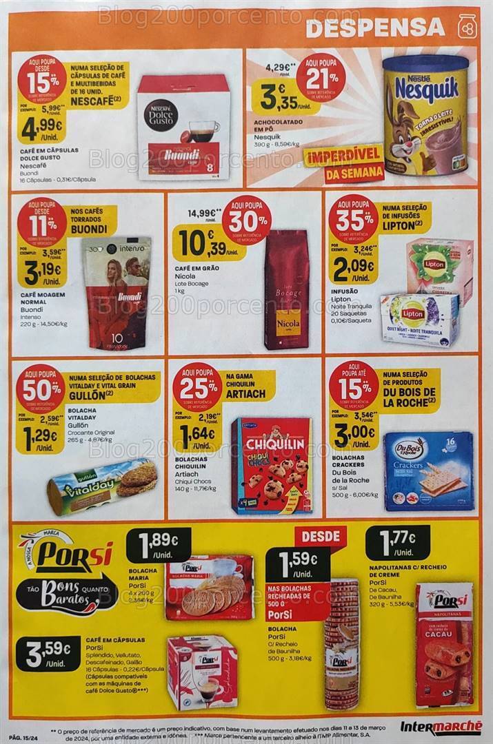 Antevisão Folheto INTERMARCHÉ Promoções de 11 a 17 abril