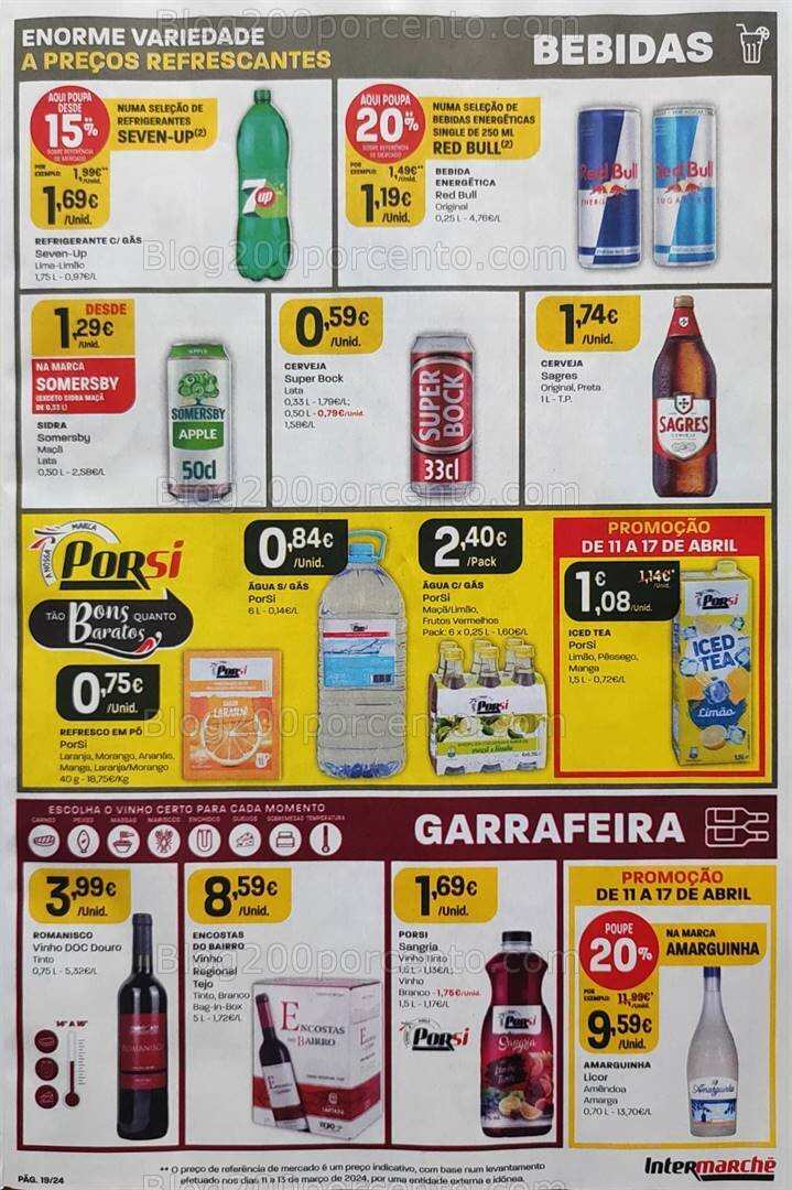 Antevisão Folheto INTERMARCHÉ Promoções de 11 a 17 abril