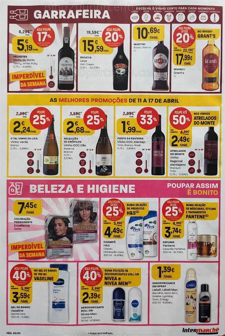 Antevisão Folheto INTERMARCHÉ Promoções de 11 a 17 abril
