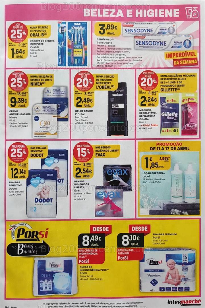 Antevisão Folheto INTERMARCHÉ Promoções de 11 a 17 abril