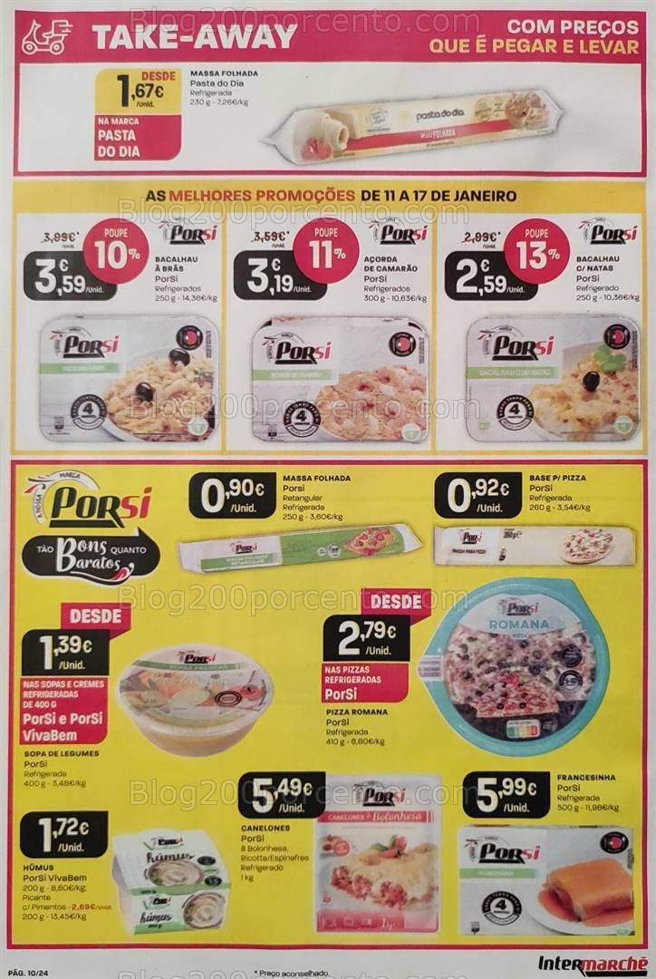 Antevisão Folheto INTERMARCHÉ Promoções de 11 a 17 janeiro