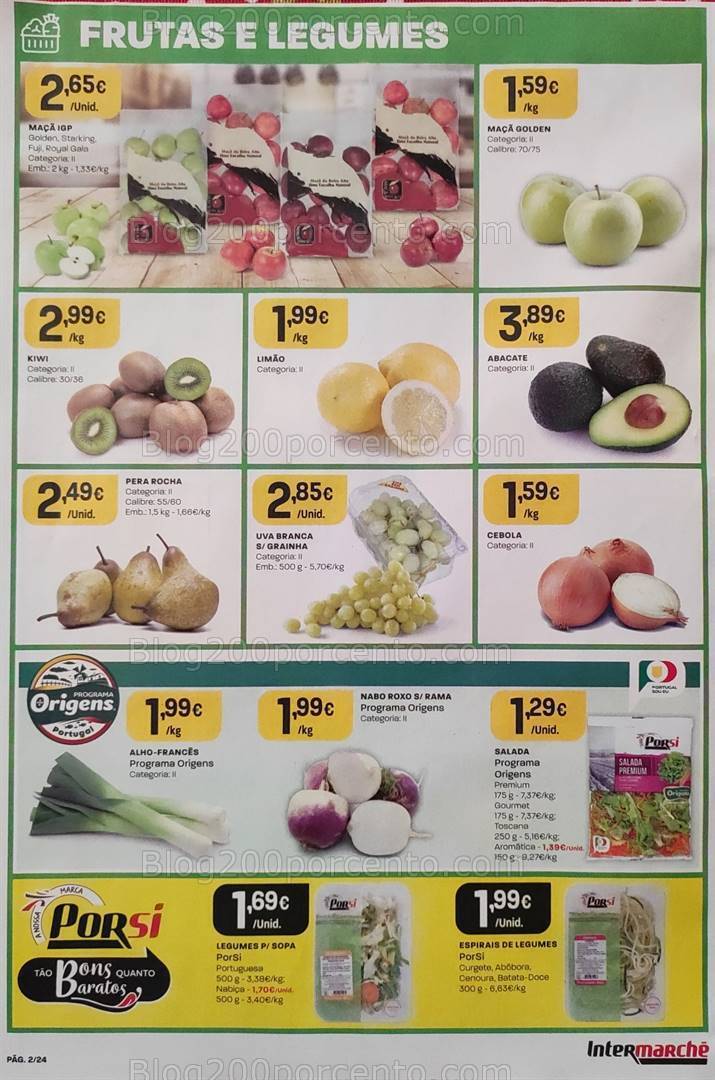 Antevisão Folheto INTERMARCHÉ Promoções de 11 a 17 janeiro