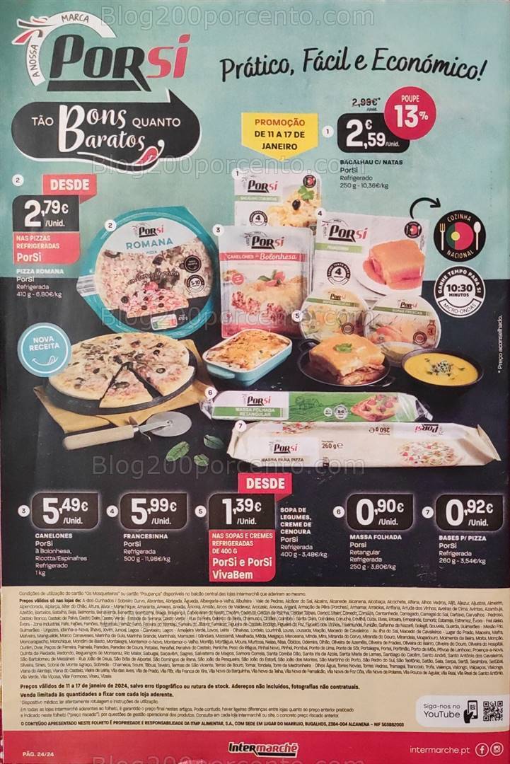 Antevisão Folheto INTERMARCHÉ Promoções de 11 a 17 janeiro