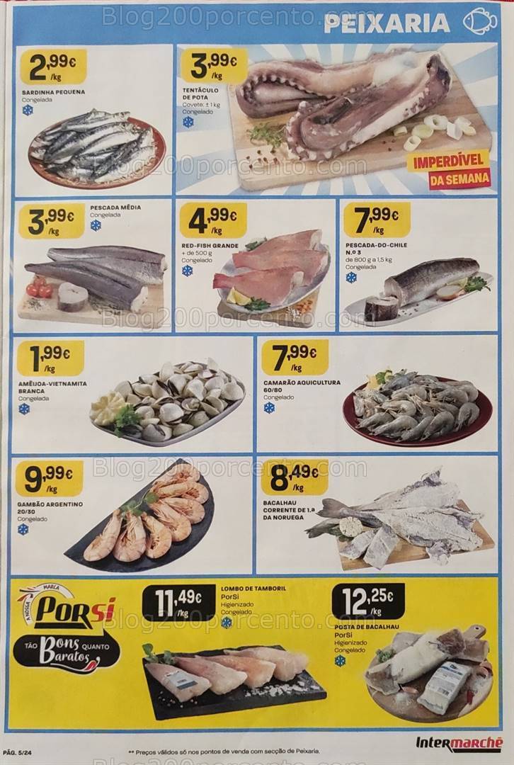 Antevisão Folheto INTERMARCHÉ Promoções de 11 a 17 janeiro