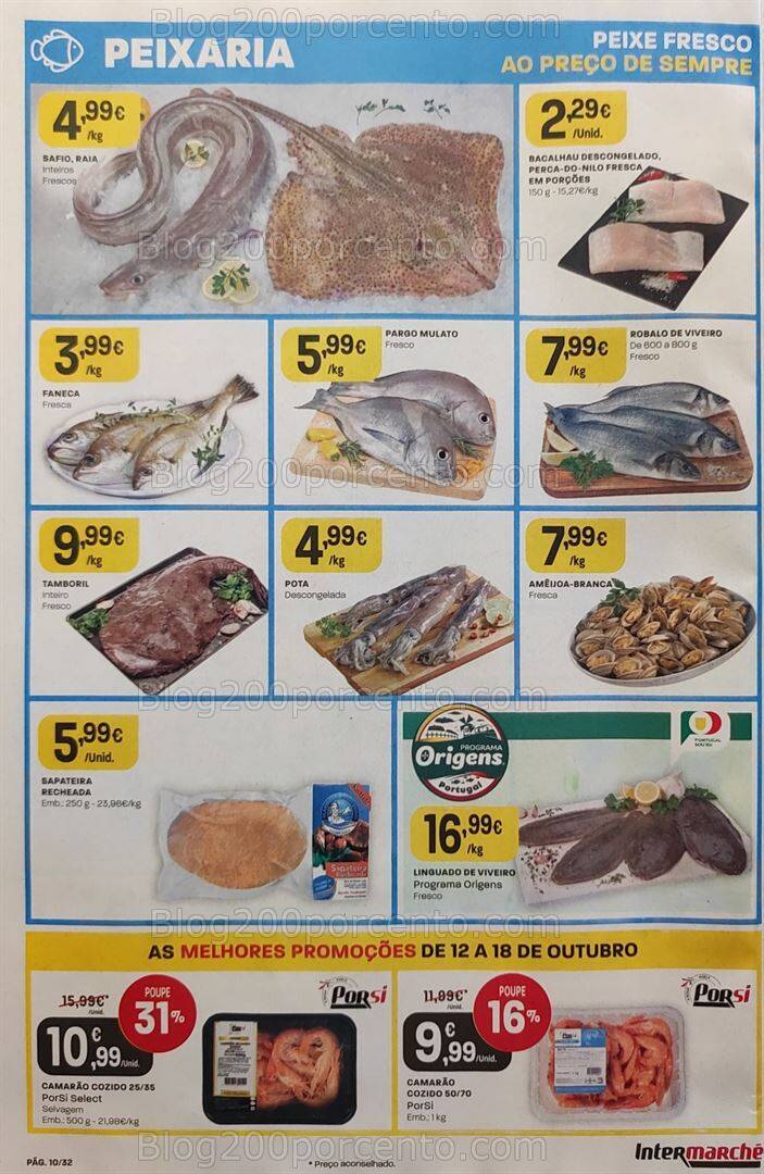 Antevisão Folheto INTERMARCHÉ Promoções de 12 a 18 outubro