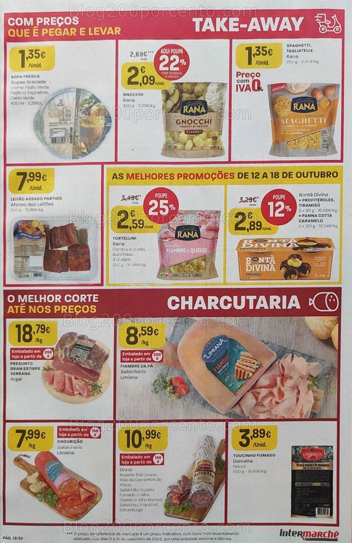 Antevisão Folheto INTERMARCHÉ Promoções de 12 a 18 outubro