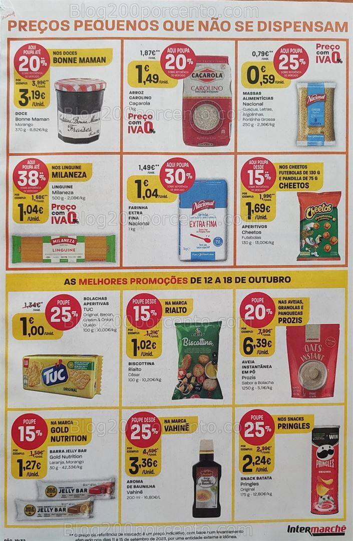Antevisão Folheto INTERMARCHÉ Promoções de 12 a 18 outubro
