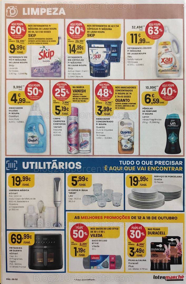 Antevisão Folheto INTERMARCHÉ Promoções de 12 a 18 outubro