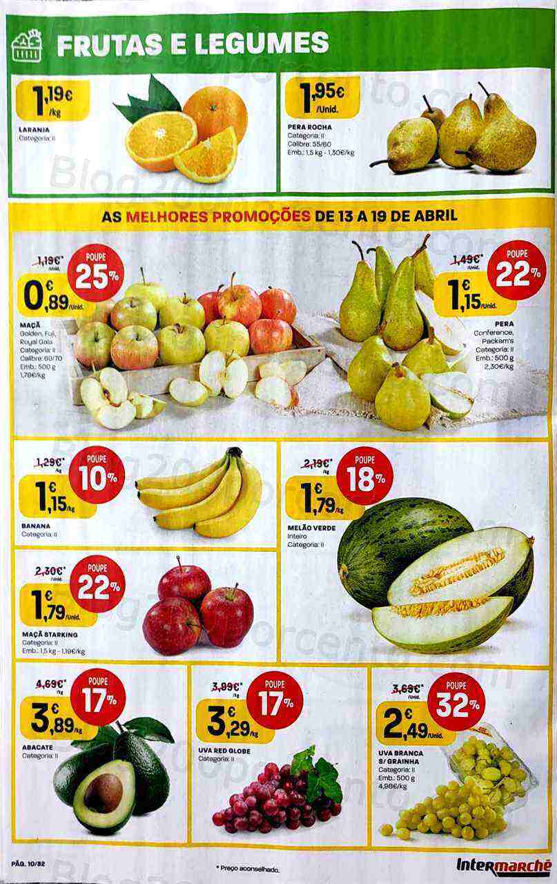 Antevisão Folheto INTERMARCHÉ Promoções de 13 a 19 abril