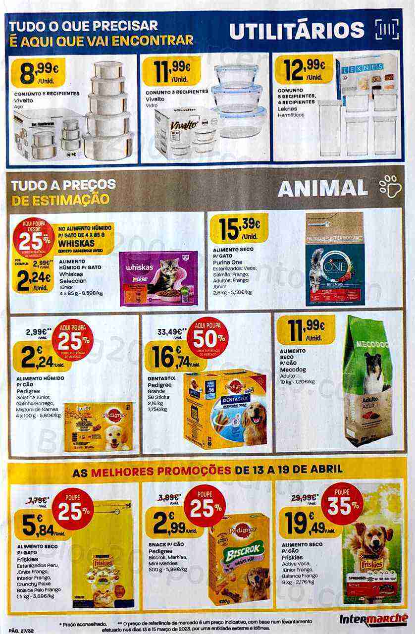 Antevisão Folheto INTERMARCHÉ Promoções de 13 a 19 abril