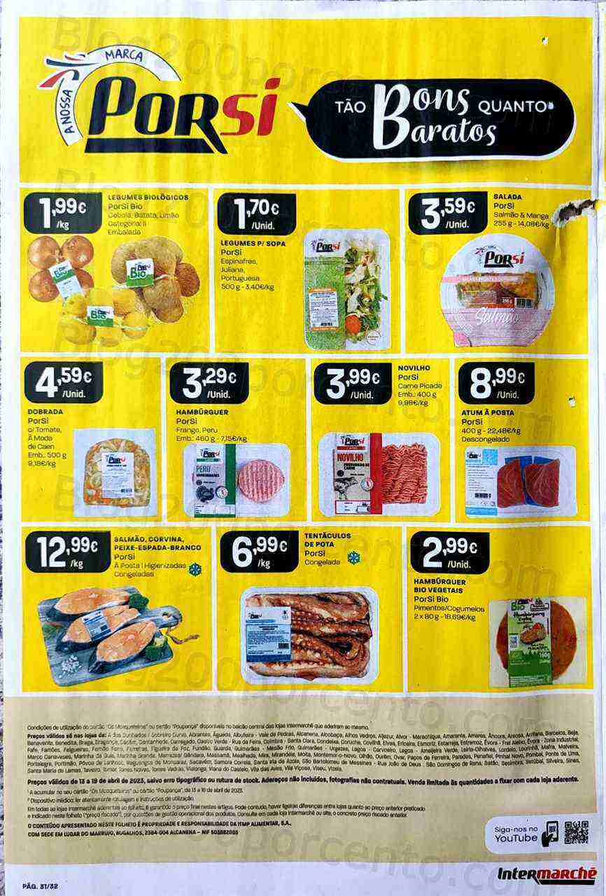 Antevisão Folheto INTERMARCHÉ Promoções de 13 a 19 abril