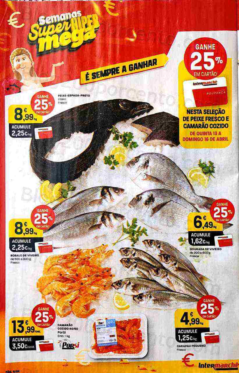 Antevisão Folheto INTERMARCHÉ Promoções de 13 a 19 abril