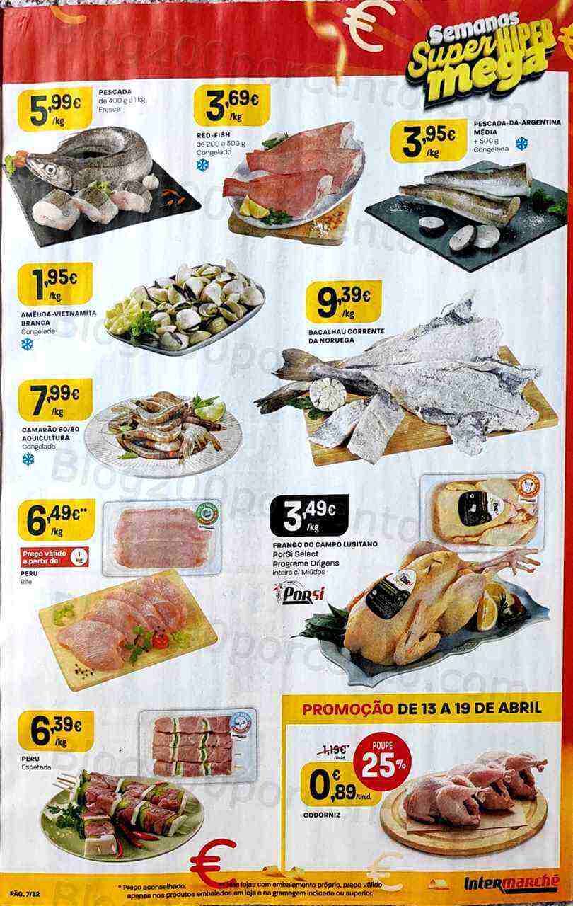 Antevisão Folheto INTERMARCHÉ Promoções de 13 a 19 abril