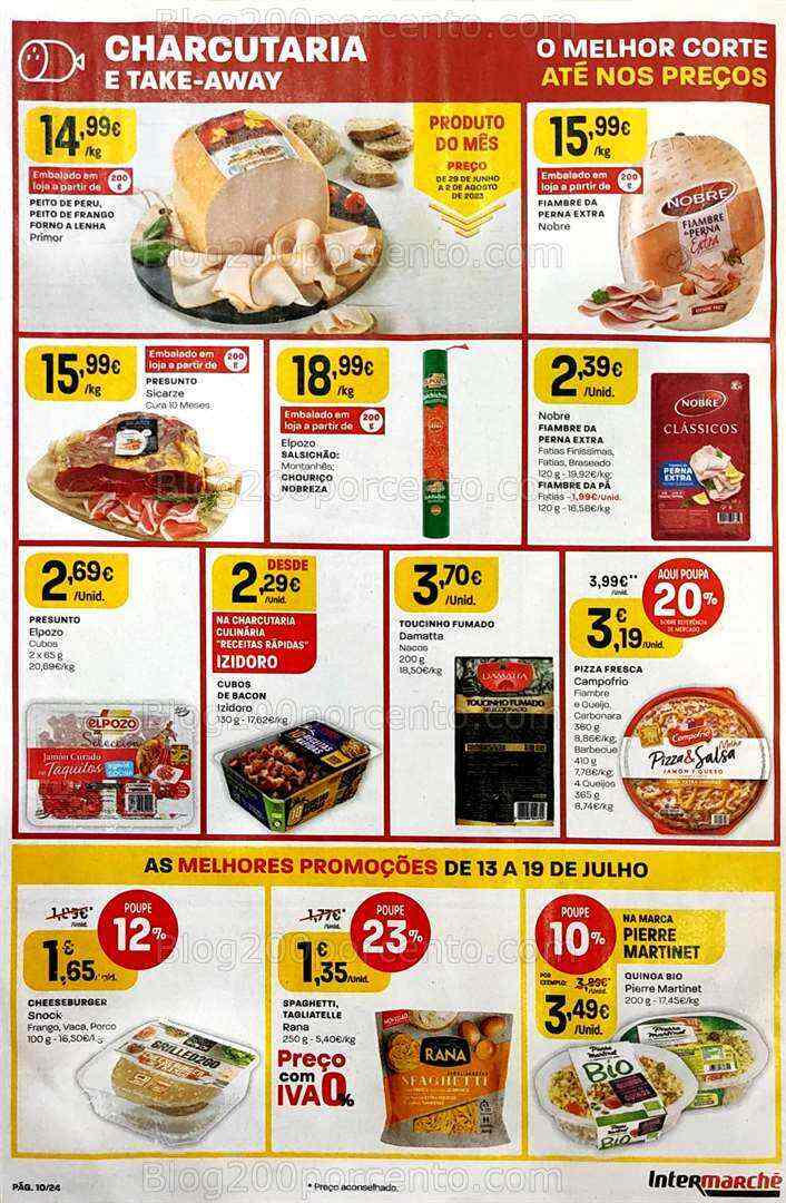 Antevisão Folheto INTERMARCHÉ Promoções de 13 a 19 julho