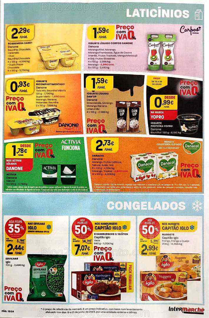 Antevisão Folheto INTERMARCHÉ Promoções de 13 a 19 julho