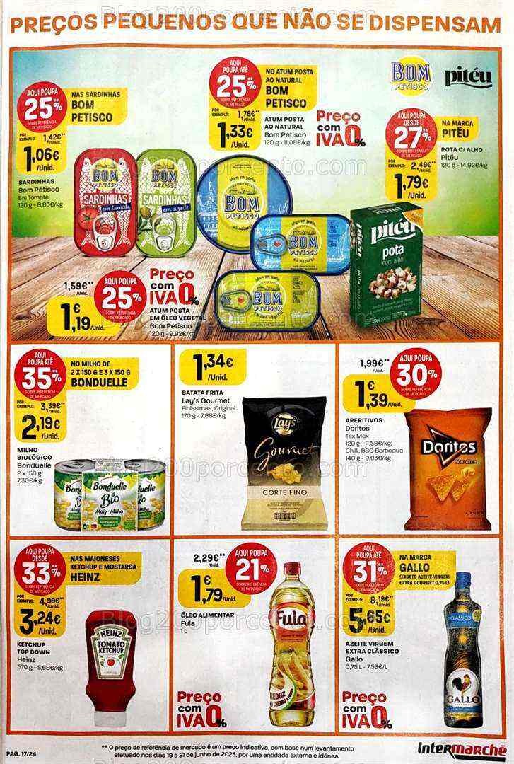 Antevisão Folheto INTERMARCHÉ Promoções de 13 a 19 julho